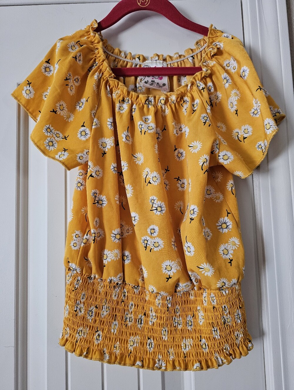 Yellow Floral Top